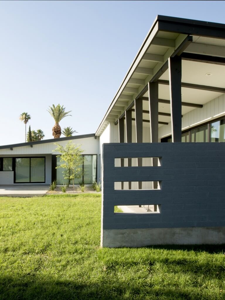 The exterior of a home designed by Cavin Costello of The Ranch Mine.