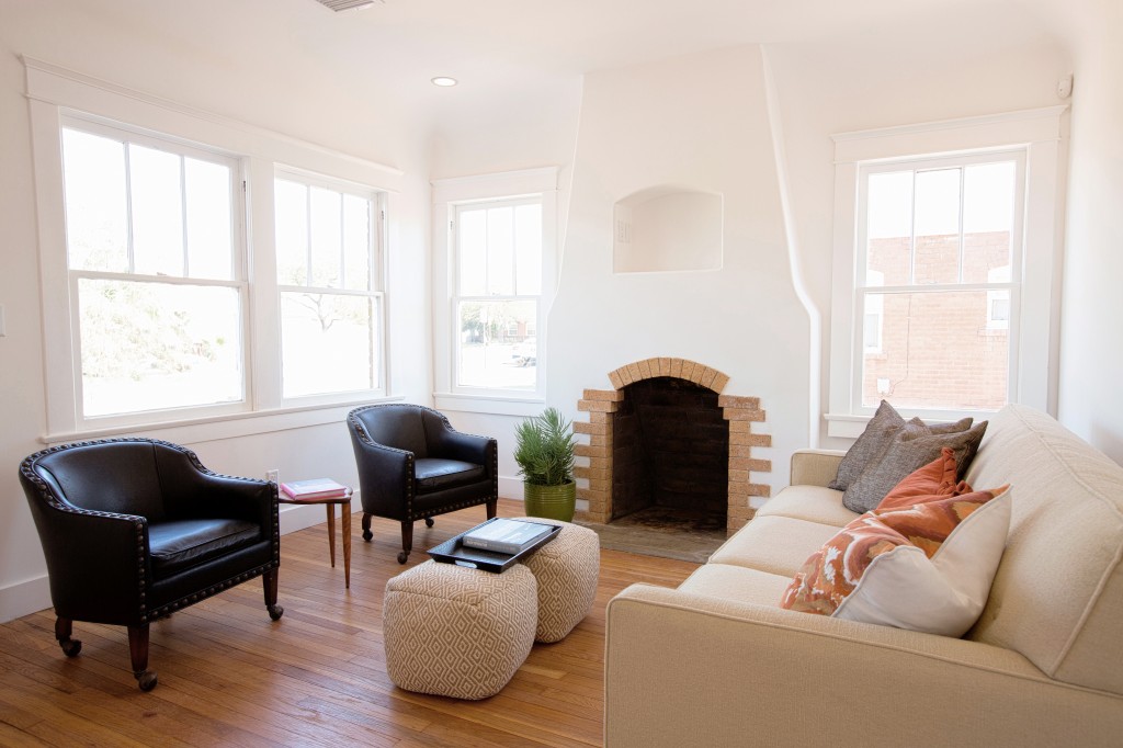 Stylish living room by architect Cavin Costello of The Ranch Mine.