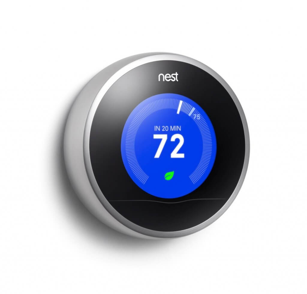 The Nest Thermostat helps cut down on energy costs, as it "learns" your heating and cooling needs.