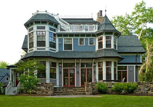The cuteness of this house almost makes us want to churn butter. By Degnan Design Group + Degnan Design Build.