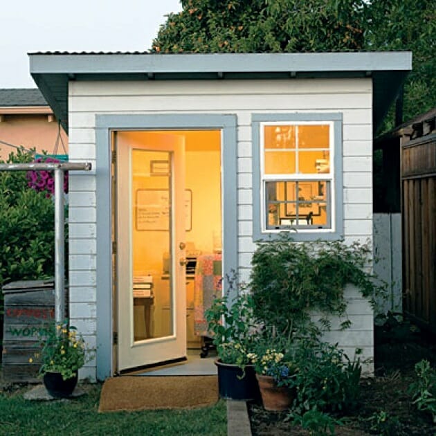 outdoor home: why not build a solar-powered shed? - modernize