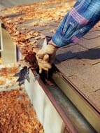best month to clean gutters