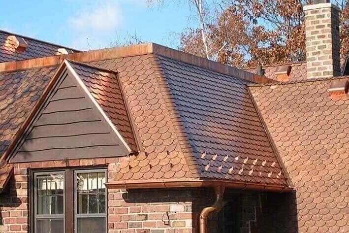 copper roofs & shingles