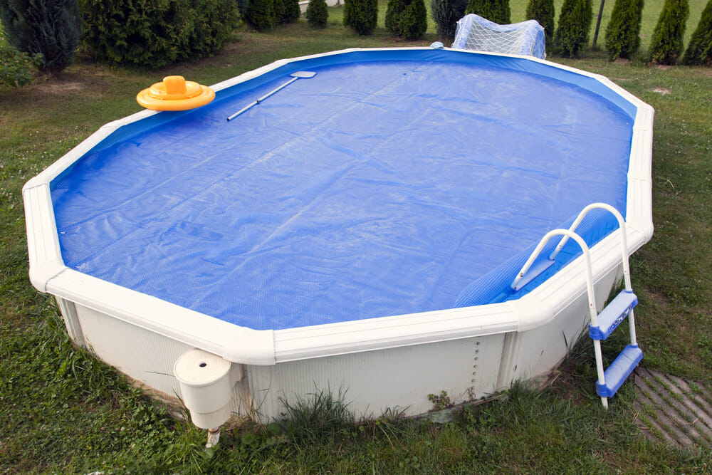 solar pool cover for an above ground pool