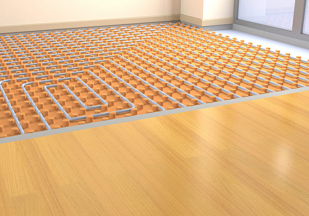 Radiant Floor Heating Underfloor, Does Underfloor Heating Work With Laminate Flooring