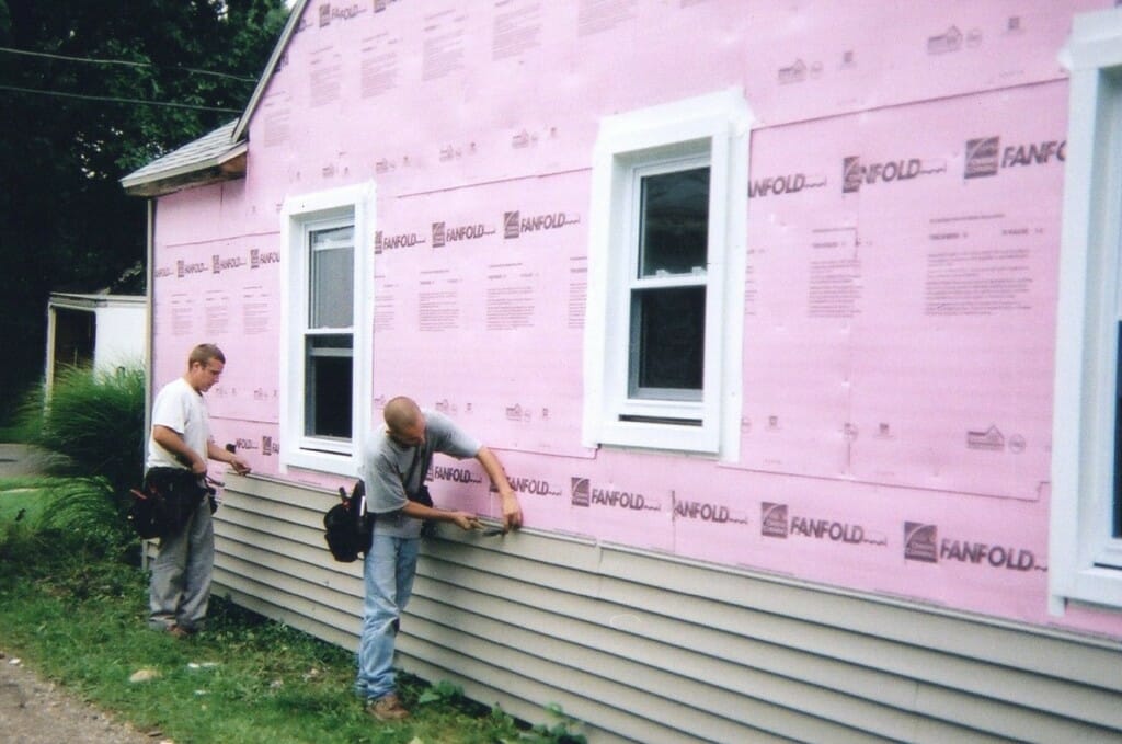 vinyl siding installation