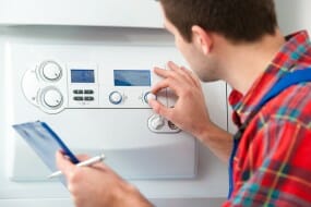 gas water heater installation