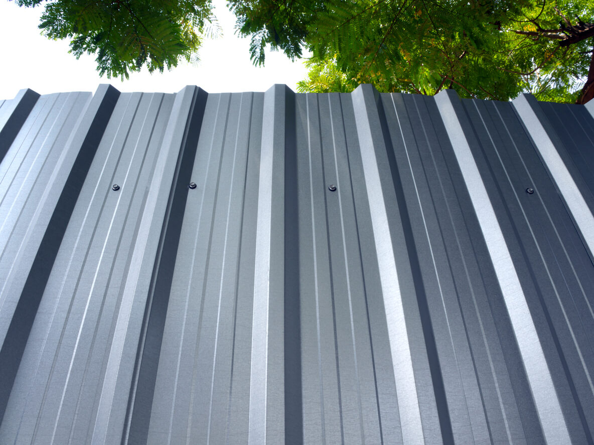 corrugated metal panels