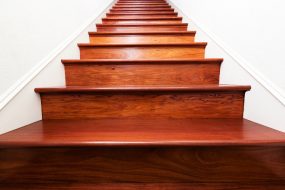 Hardwood-mahogany-stained-stairs