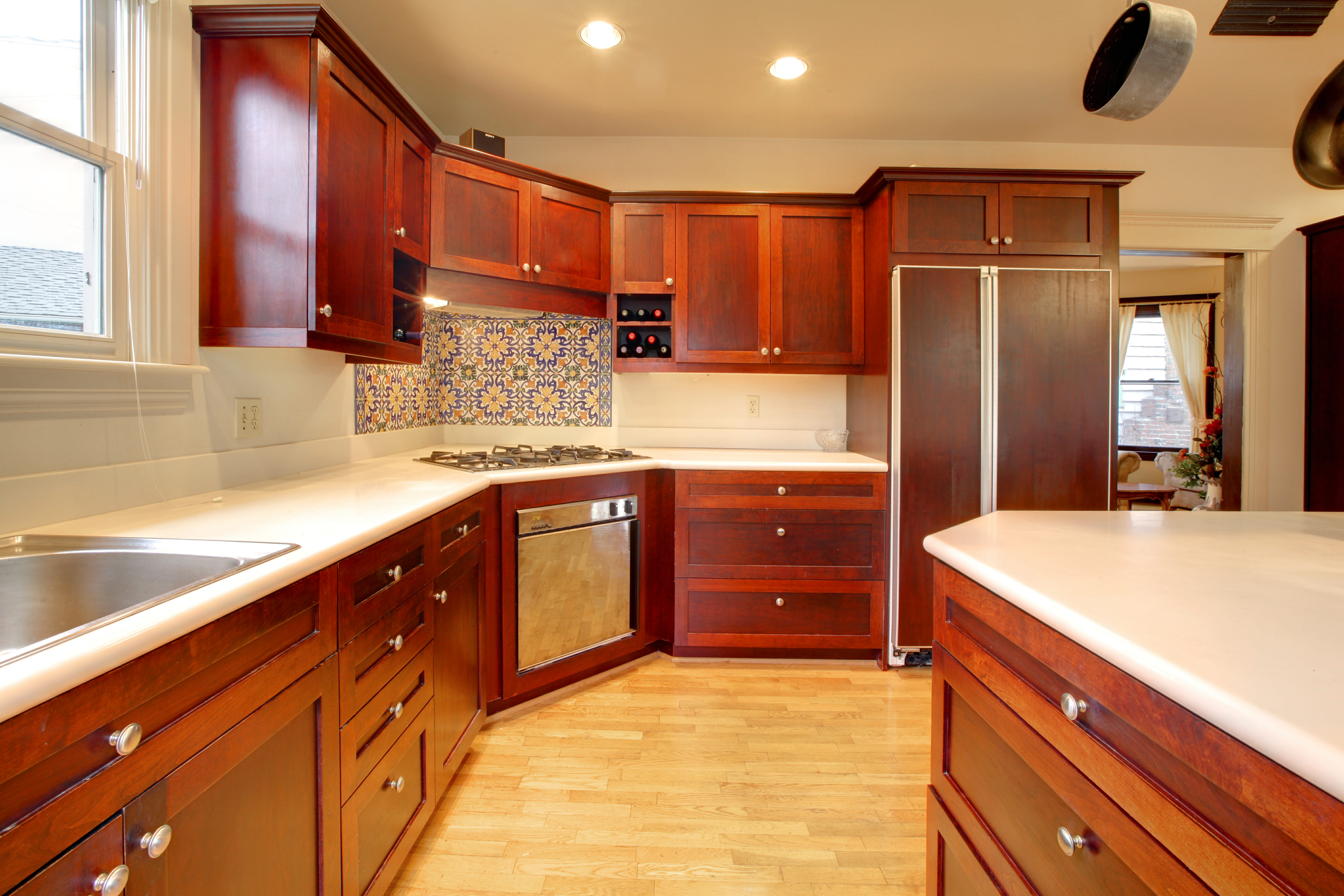 Mahogany Kitchen Cabinets