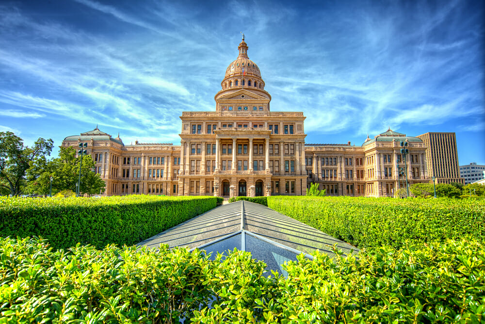 Photo of the Texas capital building