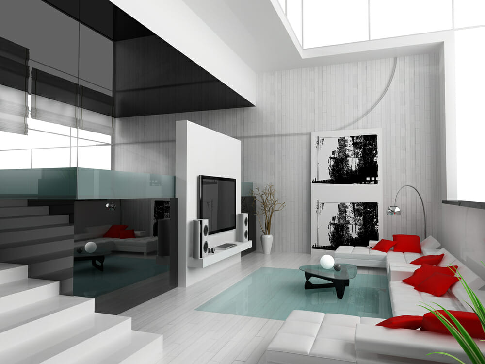 Modernist Contemporary Living Room