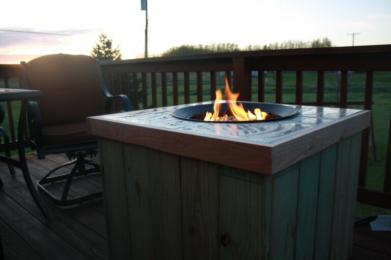 Dress Up Your Deck With A DIY Gas Fire Pit Modernize