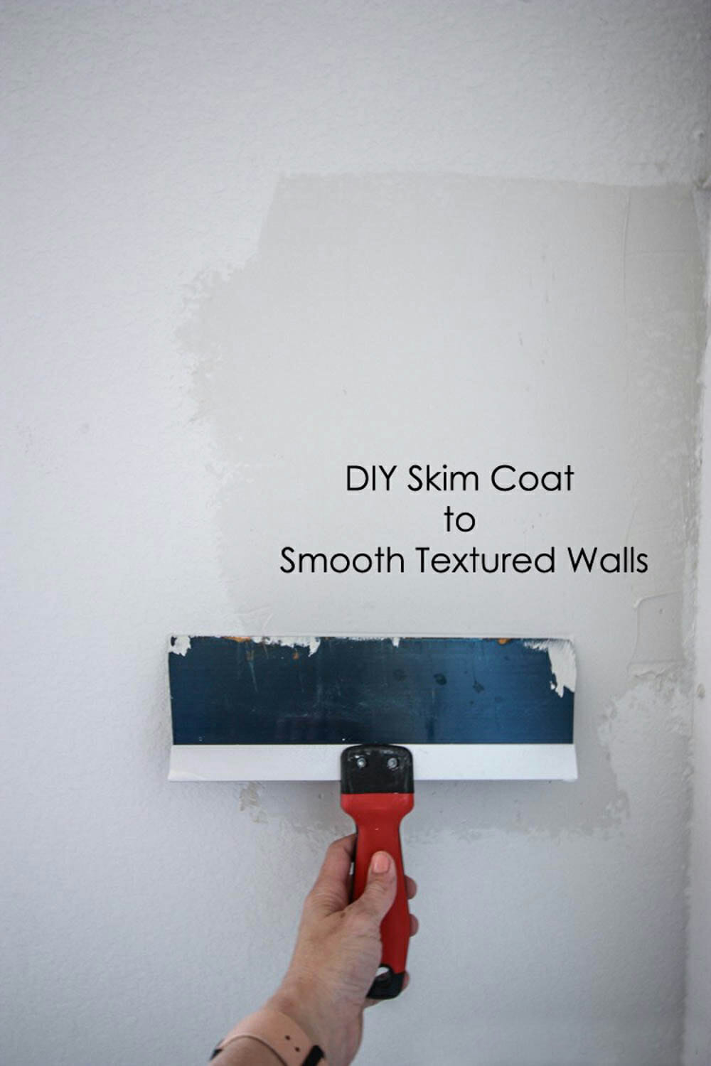 How To Smooth Textured Walls With A Skim Coat DIY Modernize