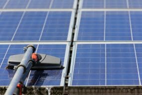 clean solar panels