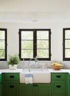 black window frames