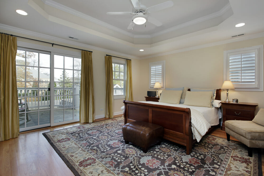 Tray ceiling design bedroom