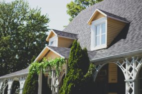 House with pitched roof