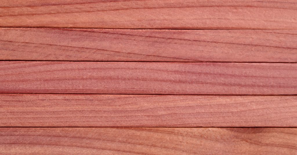 Here are red cedar wood blocks.