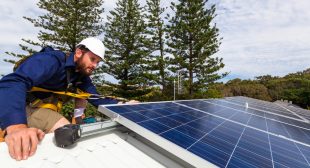 Solar panel installation