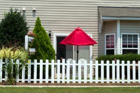 home with vinyl siding