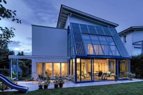 solar BIPV house