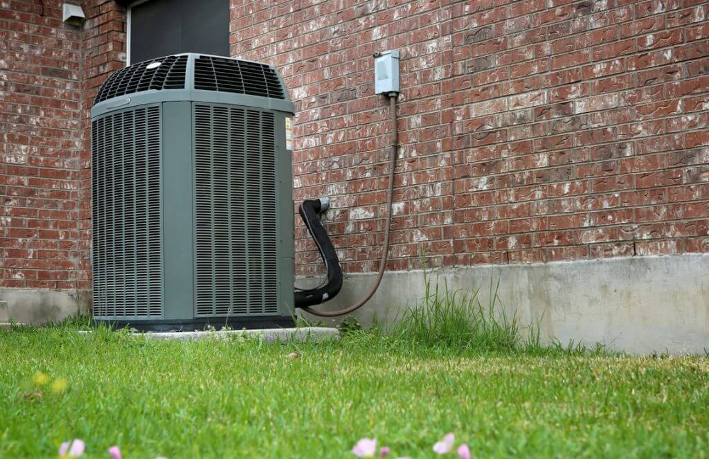 Maintain clearance around outside AC units for efficient air conditioning