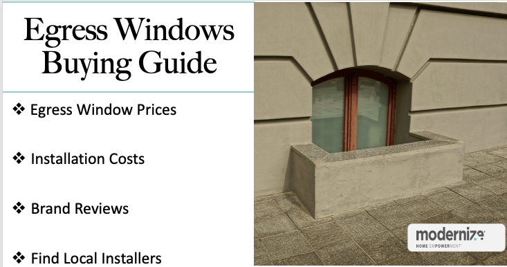 How much does it cost to install a basement window 2020 Egress Window Cost Buying Guide Prices Modernize