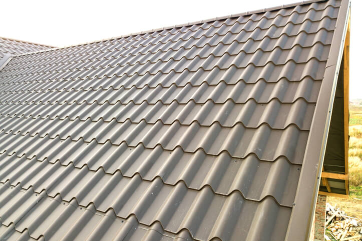corrugated metal sheet roofing