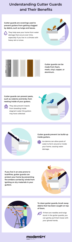 how do gutter guards work illustration 