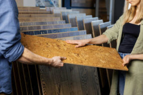 cork plank flooring