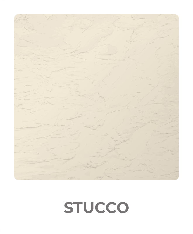 Illustration of stucco siding