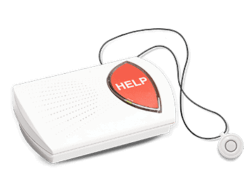 medical alert system device and pendant