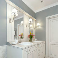 sconce bathroom lighting
