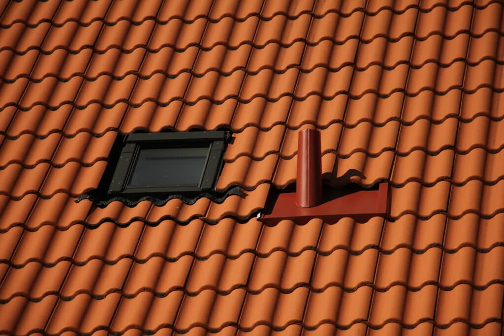 tile roof close-up
