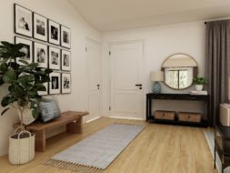 Contemporary entryway