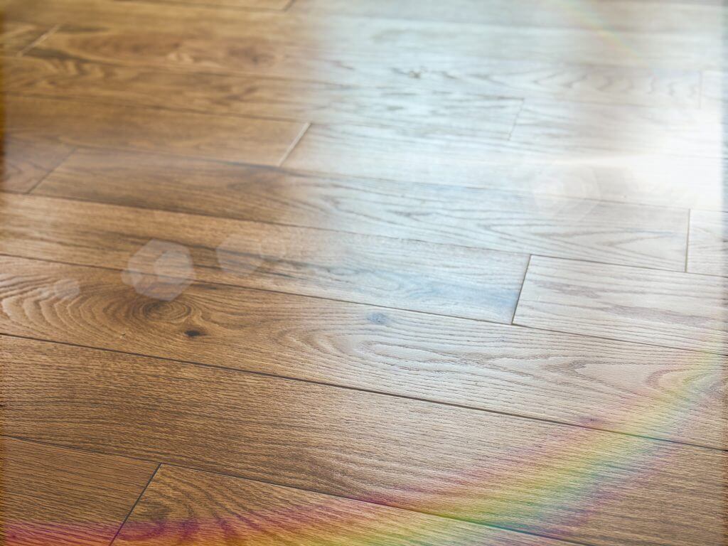 Oak engineered wood flooring boards