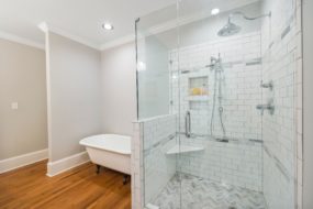 shower tile installation