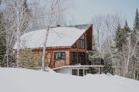 Roof with snow
