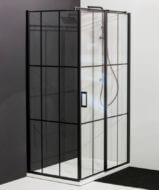framed corner shower