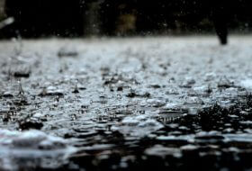 rain falling during a storm