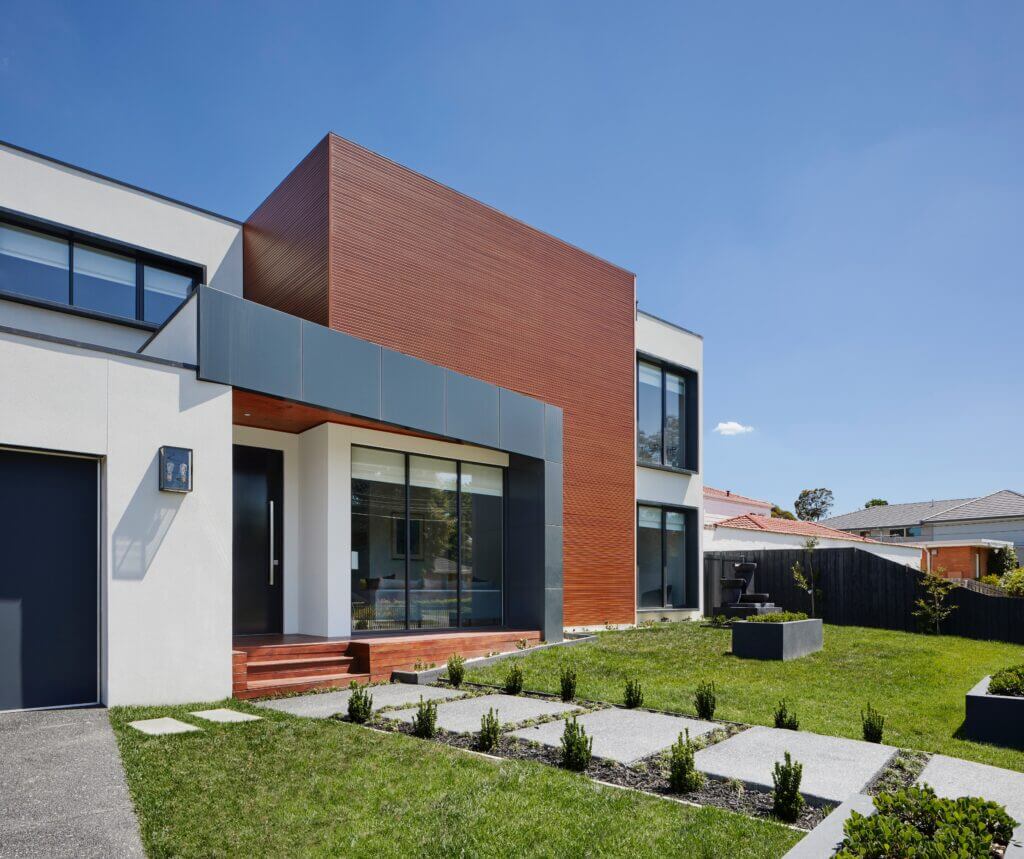 Modern home exterior