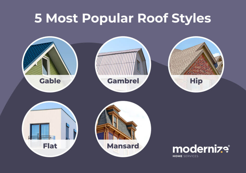 5 most common roof types with pictures