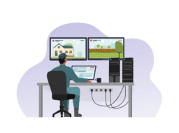 professionally monitored home security system