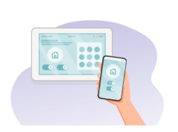 Unmonitored security system illustration