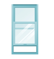 Most popular types of windows - single hung