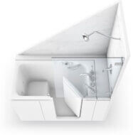 Kohler walk-in tub shower combo