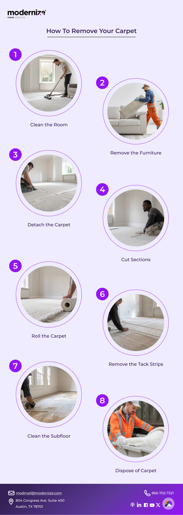 How Much Does Carpet Removal Cost? Modernize