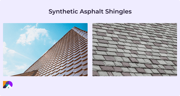 synthetic asphalt shingles for roof