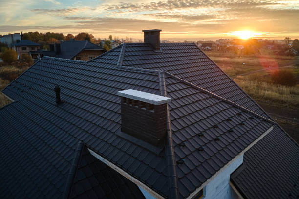 Metal roofing shingles
